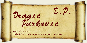 Dragić Purković vizit kartica
